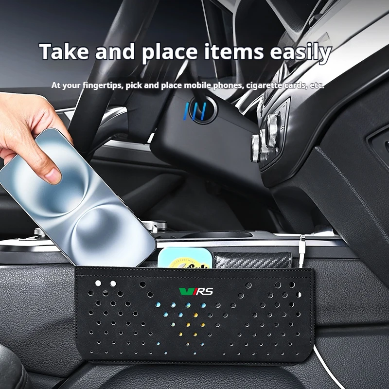 1 шт. многофункциональный ящик для хранения автомобиля с имитацией оленьей кожи