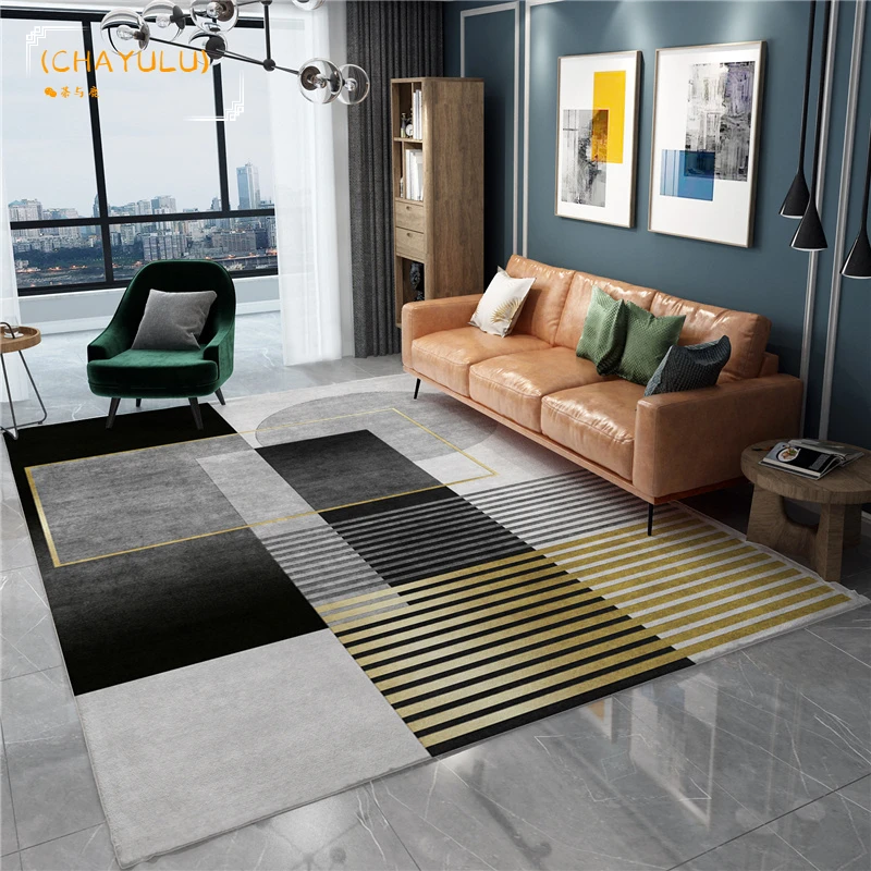 

3D Geometric Carpet for Living Room Velvet Rug Bedroom Bedside Rugs Soft Carpets Home Kids Sofa Table Decor Mat Area Rug Large
