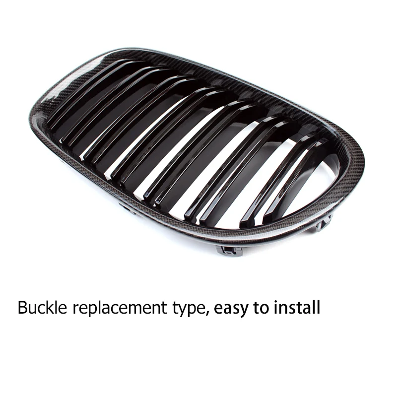 Front Bumper Kidney Grille Carbon Fiber Replacement For BMW F01 F02 F03 F04 7 Series 2008 - 2015 Sedan Racing Grill Auto Decor | Автомобили