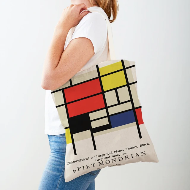 Шопер в стиле Piet Mondrian