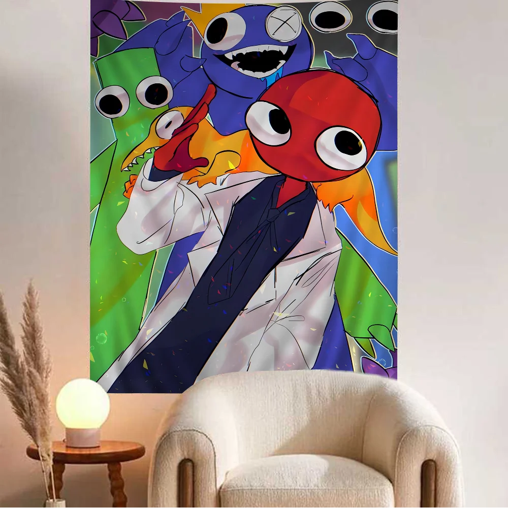 Game R-RainbowS F-Friends Hanging Bohemian Tapestry Tarot Hippie Wall Rugs Dorm Home Decor