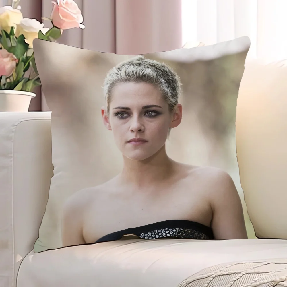 Аниме Кристен Стюарт Наволочка Декоративная Плюшевая Квадратная 45x45