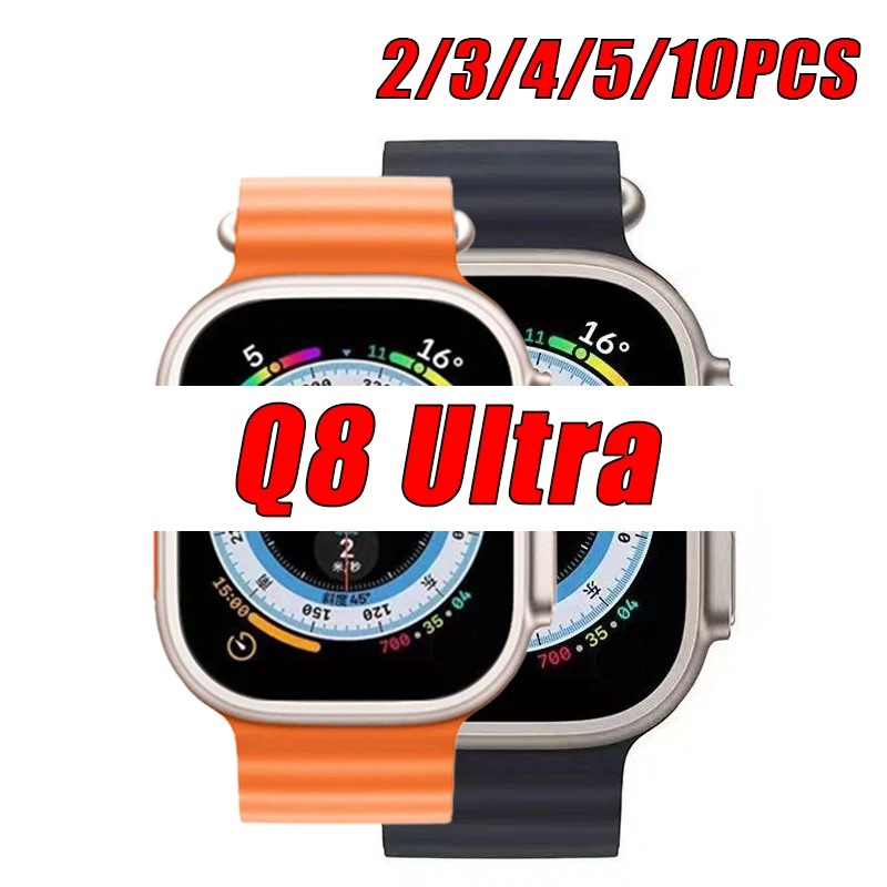 

Q8 ультра Смарт-часы 2023 для женщин и мужчин оптовая продажа IWO 49 мм серия 8 ремешок Блокировка 2,01 дюйма Беспроводная зарядка Bluetooth часы для звонков 9