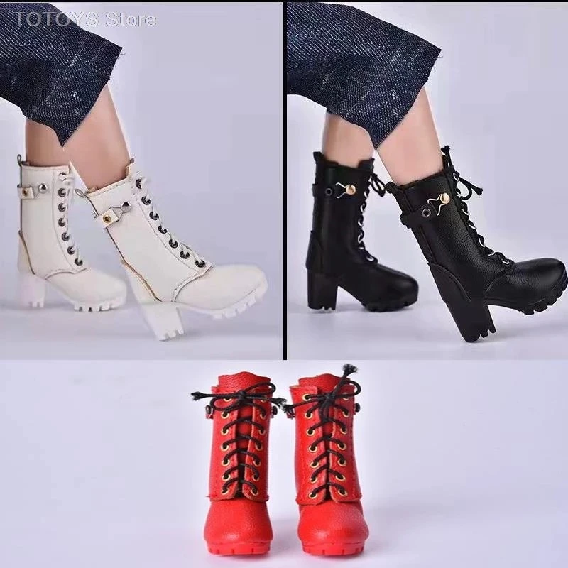 

CKTOYS CK006 масштаб 1/6, женские полые ботинки, женская обувь из искусственной кожи, мартинсы, высокая яркость, подходит для 12 дюймов, экшн-фигурка ...