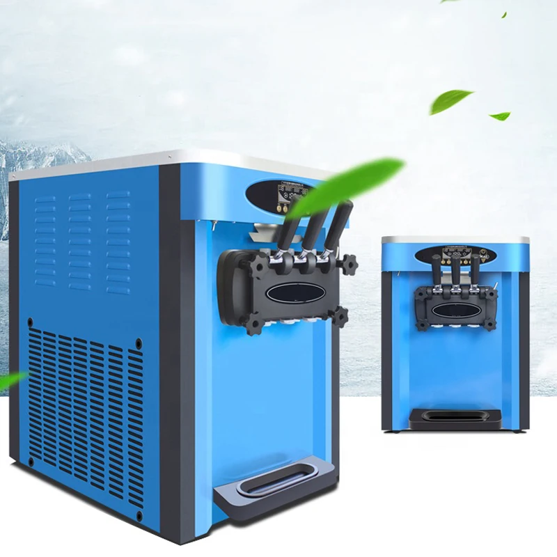 

Hot Selling Manufacturer Factory CE Certified Commercial Three Flavor Soft Ice Cream Maker