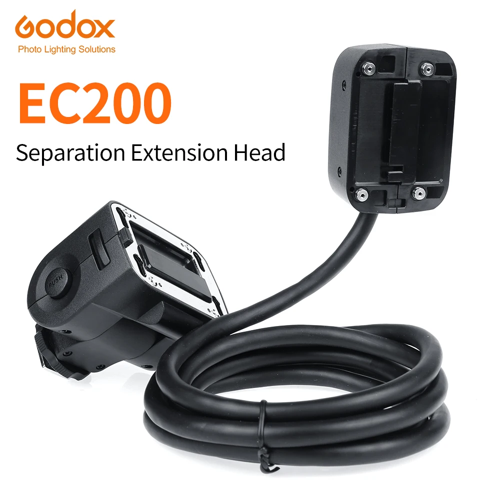 

Godox EC200 AD200 Дистанционное разделение удлинительная головка с горячим башмаком для вспышки Godox AD200