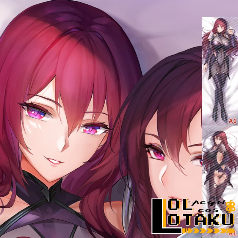 

Scáthach Anime FGO Fate Grand Order Hugging Body Pillow Case Otaku Fullbody Pillow Cover Cushion Case Home Bedding Decor Gift