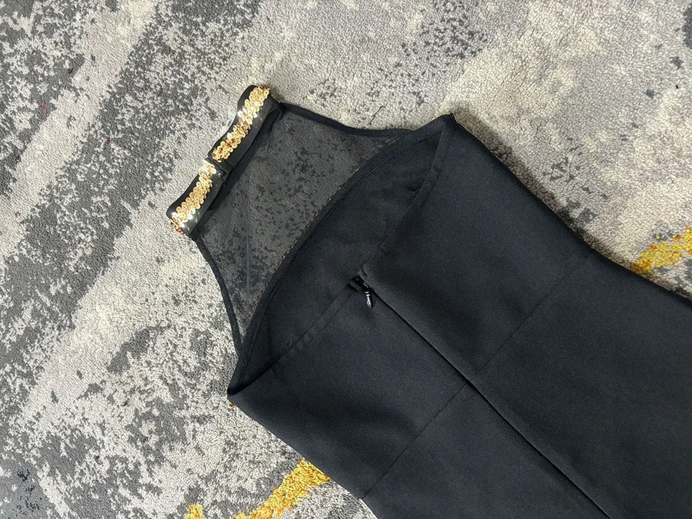 2024 элегантное женское шифоновое платье в стиле пэчворк сверхмощное Бандажное с