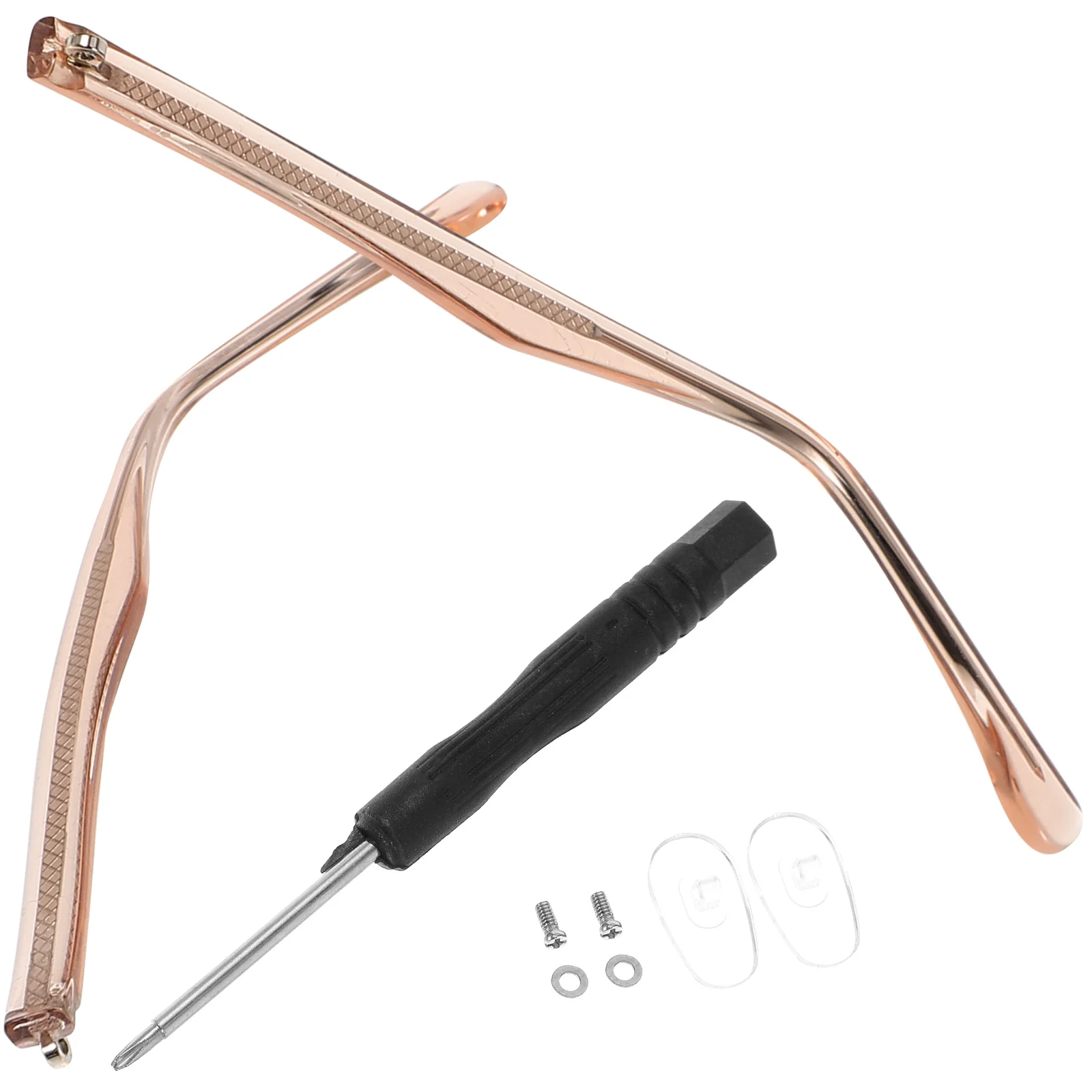 

Transparent Glasses Repair Kit Stable Arm Legs Transparent Clear Arms