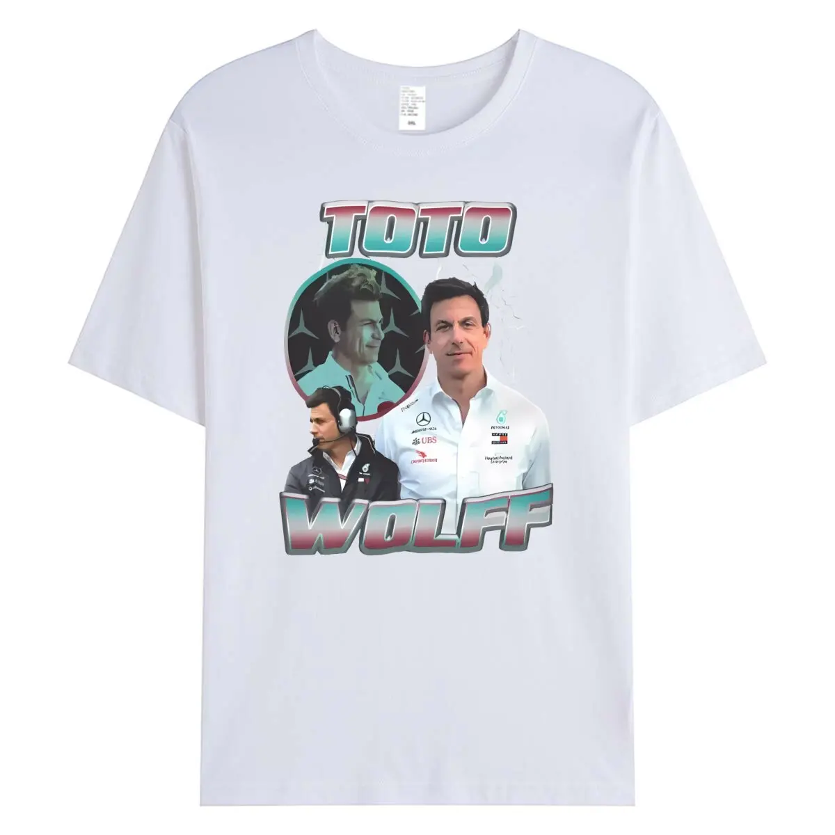Винтажные ботинки Magliette Toto Wolff 80's Merch maglietta girocollo in cotone Hipster da donna uomo