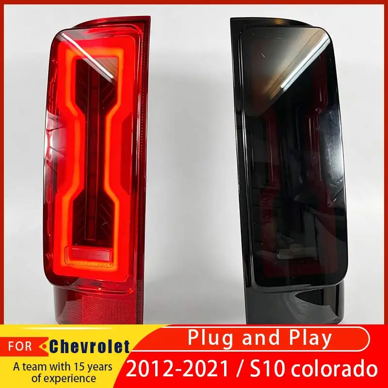 Фото Светодиодные задние фонари для Chevrolet Colorado S10, 2012, 2013, 2014, 2015, 2016, 2018, 2019, 2020 годов выпуска, новые аксессуары для фар. №1