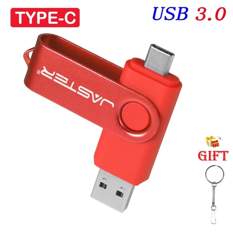 JASTER USB 3.0 Stick флешка 64ГБ  черный, красный
