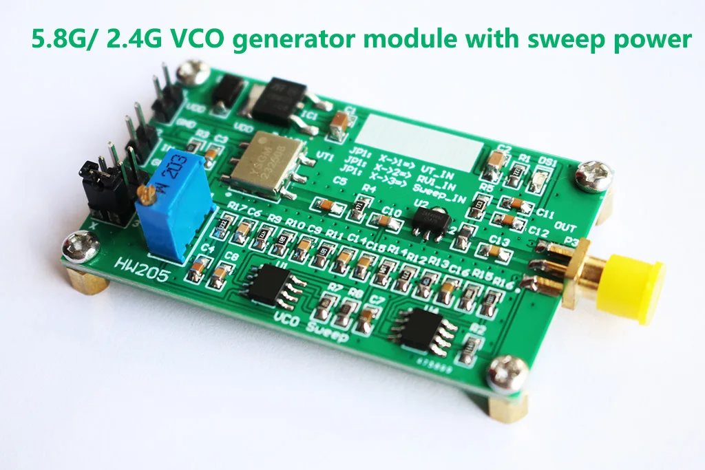 

HW205 2.4GHz/ 5.8GHz VCO generator module with sweep power