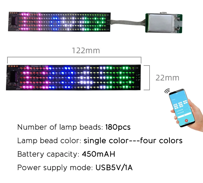 

RGB гибкий светодиодный дисплей для одежды