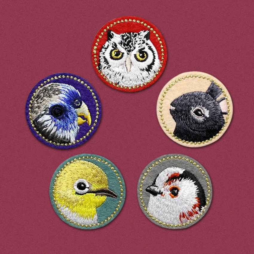 

Patches for Clothing Thermal Iron Clothes Stickers Adhesive Accessories Parrot Bird Badge Sticker Backpack Sewing Transfer