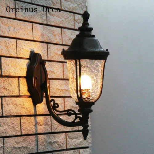 Американский креативный ретро уличный настенный светильник для двора балкона