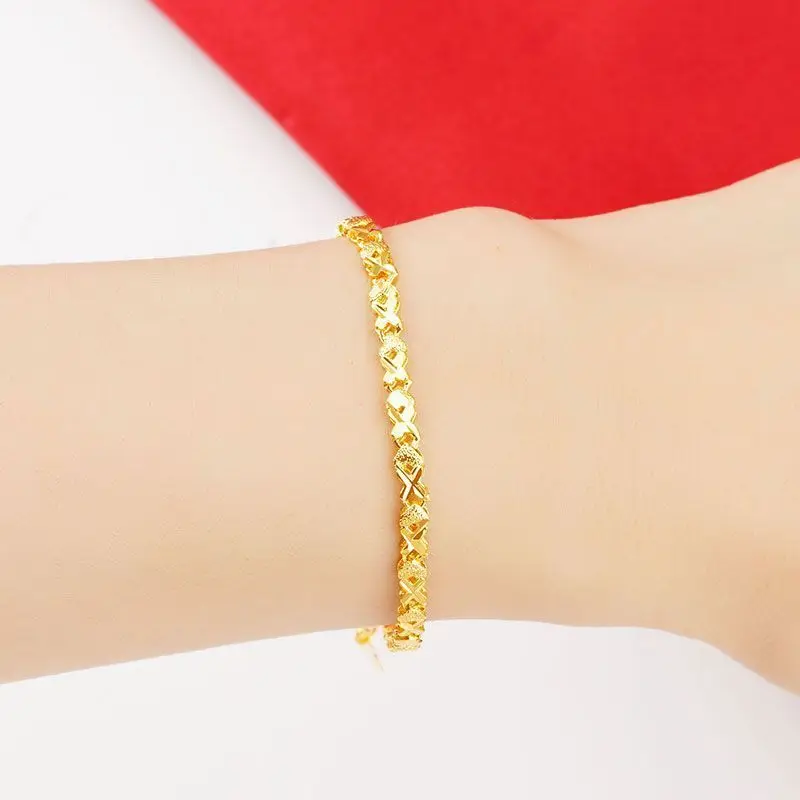 [Модная горячая распродажа] Женский браслет с четырьмя листами клевера корейские