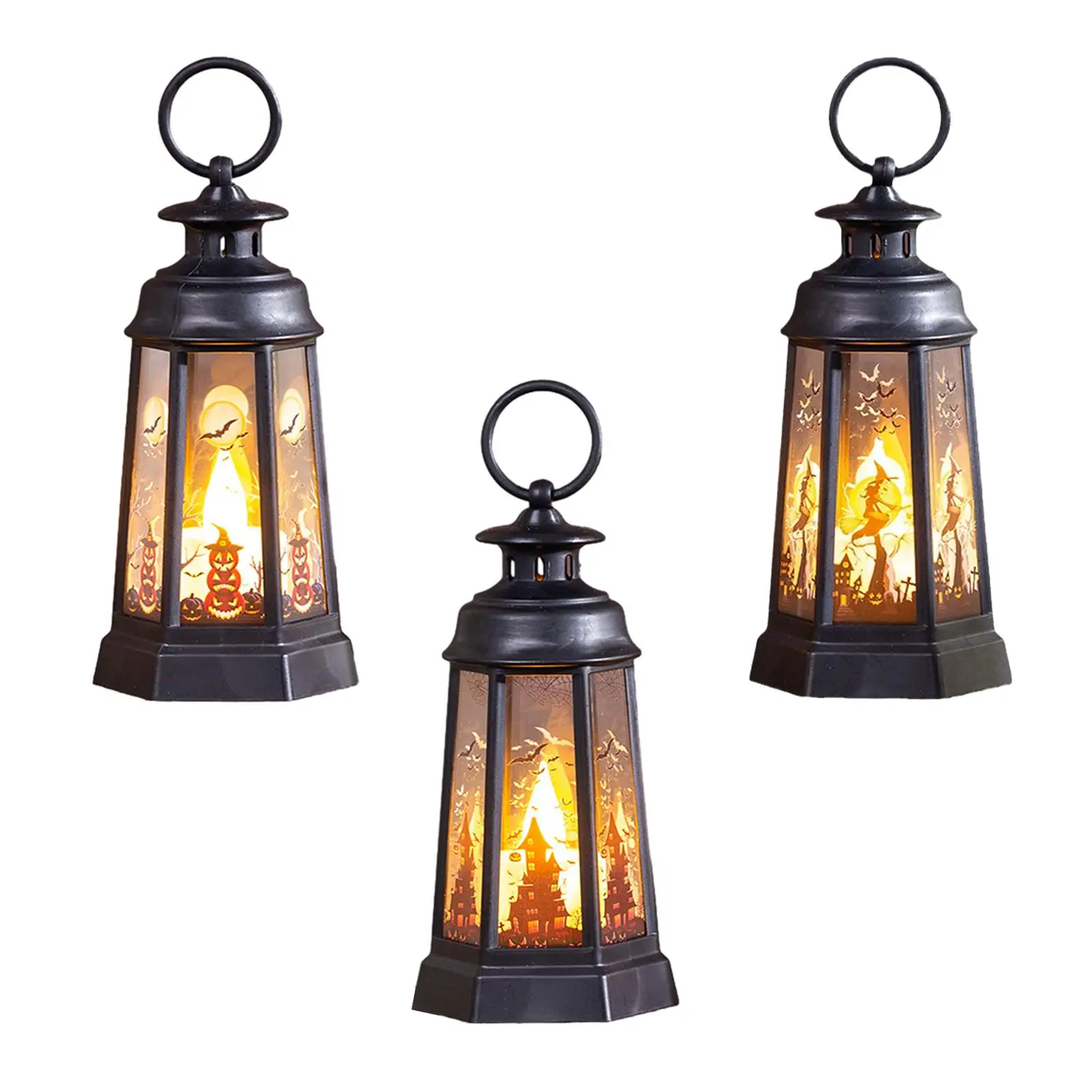 na Halloween przenośna latarnia ozdoba wisząca biurko festiwalowe wielkanocne
