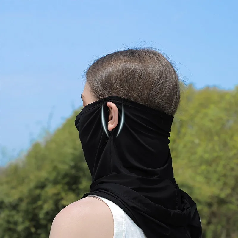 Летняя женская Солнцезащитная шляпа с дышащей солнцезащитной маской для лица