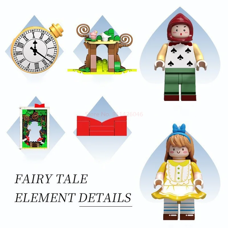 Новинка 2023 сказочный город из серии On The Run Alice рассказания сборные строительные