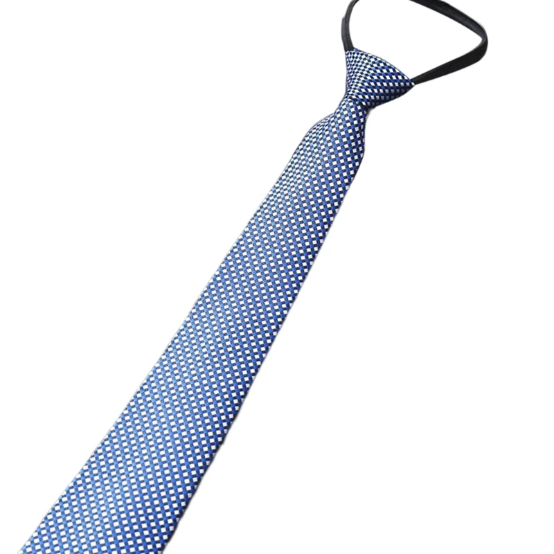 

Multiple Color Ties Zipper Design Neck Tie for Business Necktie Suits Male