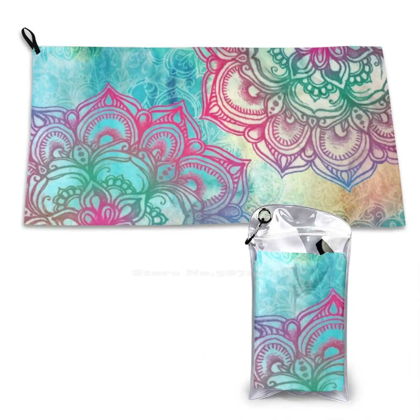 Круглое и круглое Радужное мягкое полотенце быстросохнущее пляжное микклин дулз