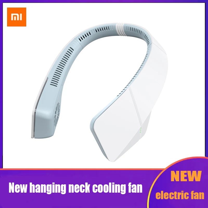 

Xiaomi Mija Smart Home Mini Fan Leafless Hanging Neck Fan Wear Quiet Fan Smart Home Outdoor Cool Down Electric Fan 360° Wind