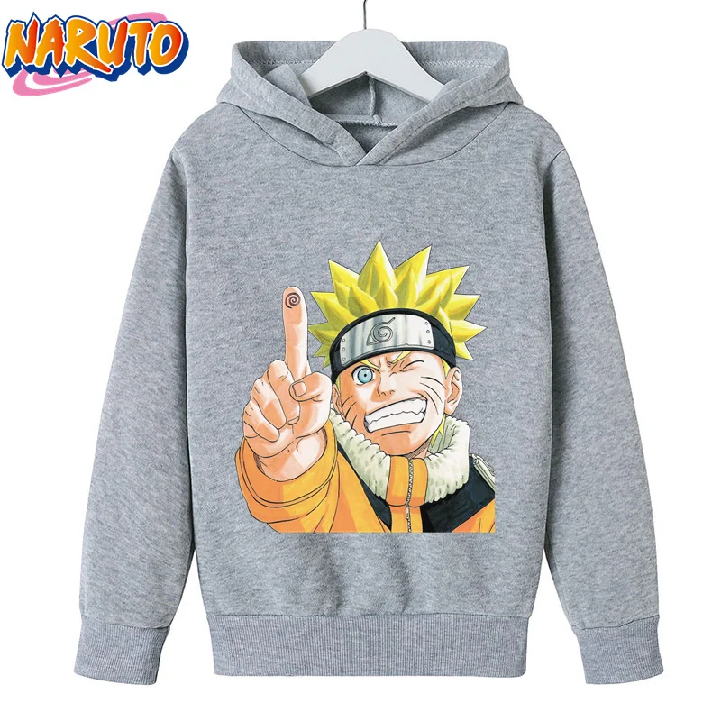 

Толстовка с капюшоном Наруто для девочек и мальчиков 3-12 лет