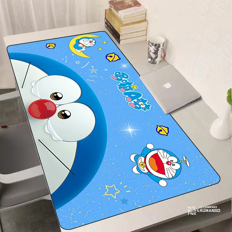 

Gaming Mouse Pad Doraemons Mat Pc Accessories Gamer Keyboard Mats Rubber Pads Computer Laptops Mause Non-slip Xxl Laptop Large
