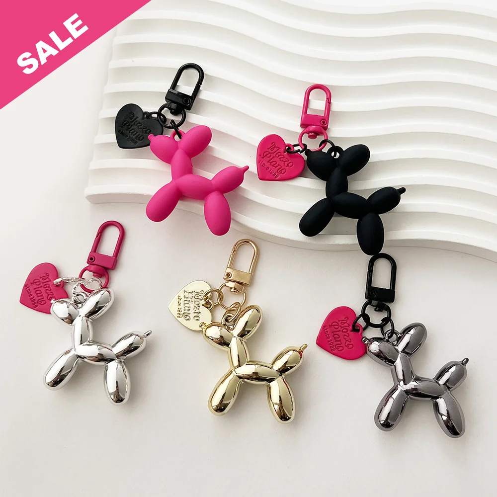 Милый акриловый мультяшный воздушный брелок с собакой для ключей от машины