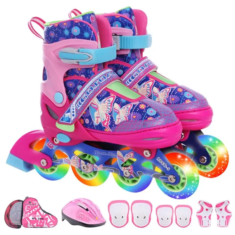 

Shiny Roller Skates IlluminatingSturdy Roller Skate Accessories Multi-use Reliable Shiny Skating Shoes Light Up Wheels Roller