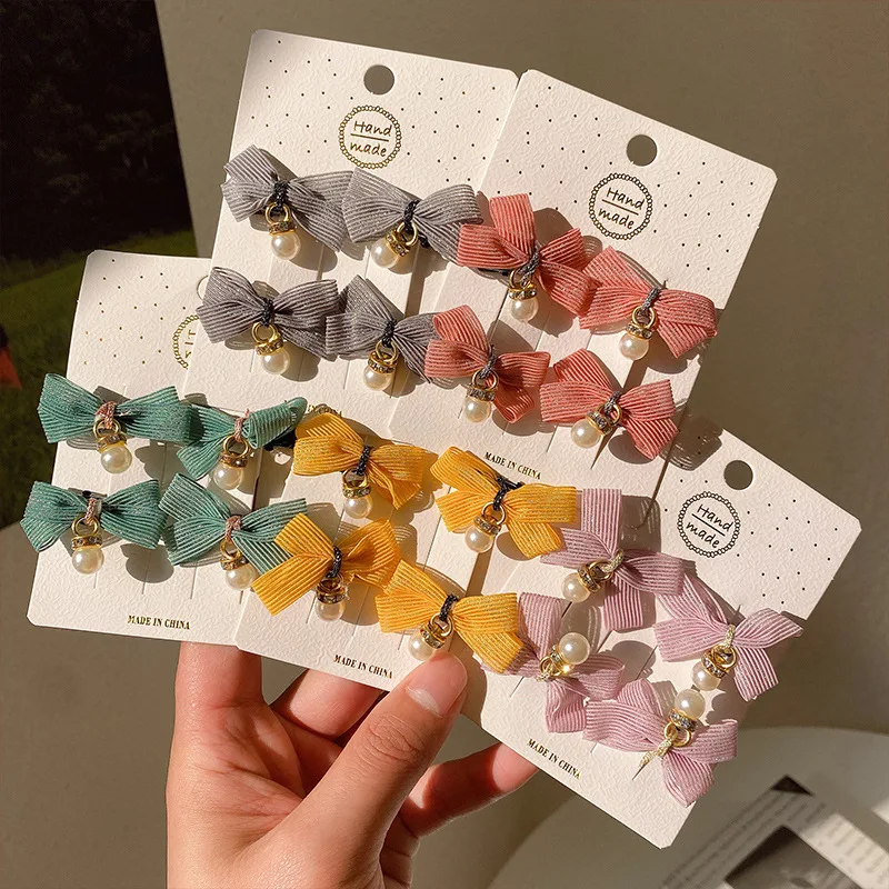 

Заколки для волос на полной подкладке для маленьких девочек, крошечные зажимы с бантом «Аллигатор» для девочек, младенцев, малышей