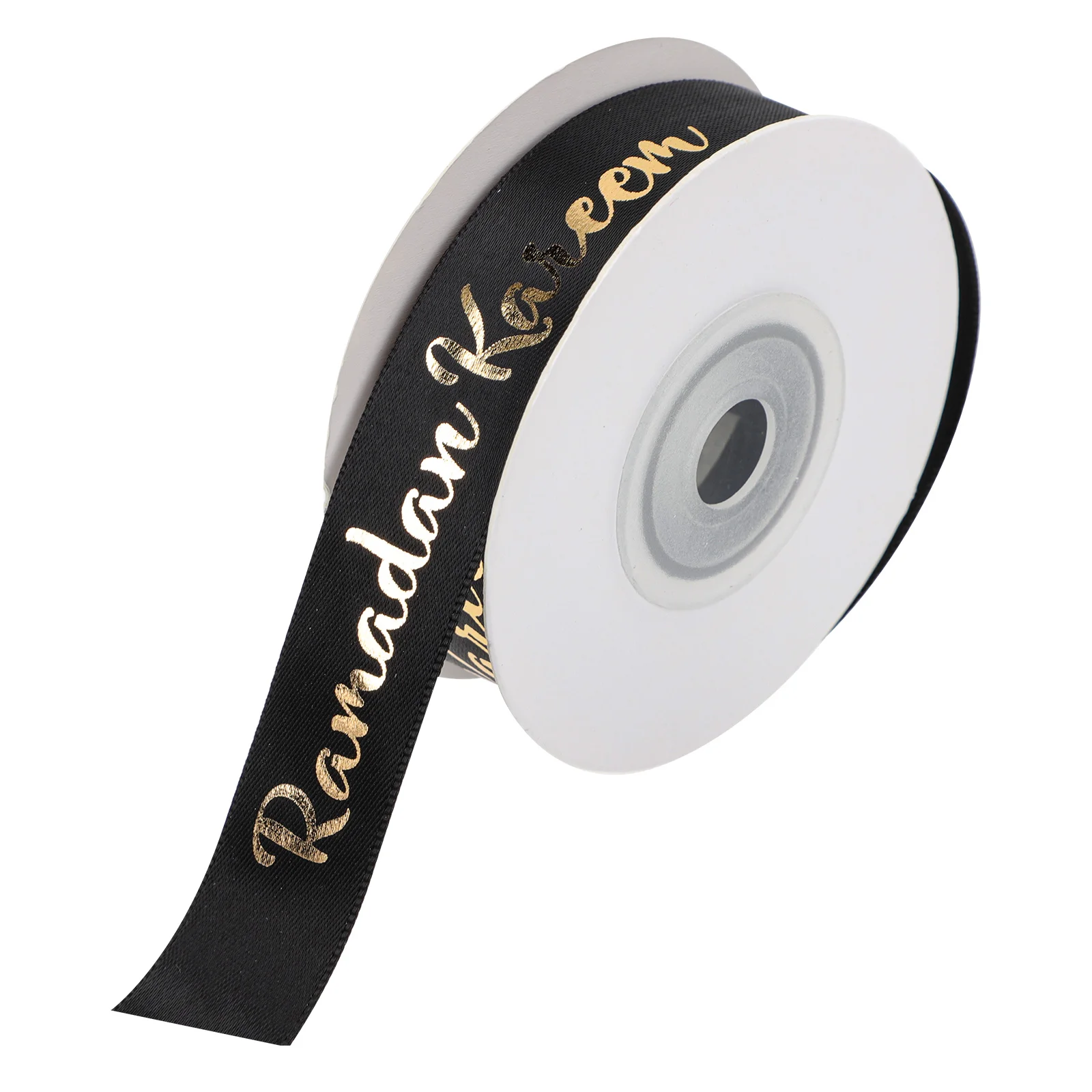 

Ribbon Gift Eid Wrapping Ramadan Mubarak Flower Ribbons Muslim Polyester Satin Craft Decorative Decorations Tape Packing Fitr