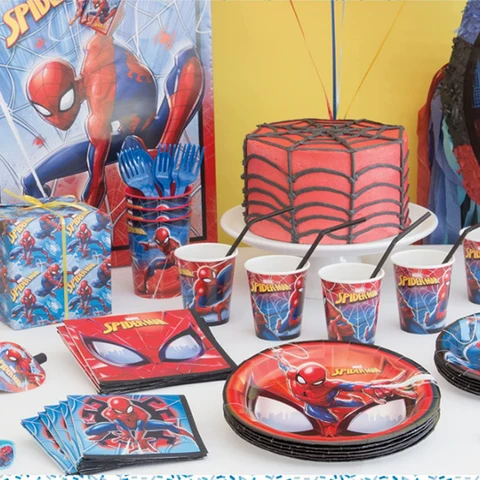 Одноразовый набор посуды Disney Red Spiderman
