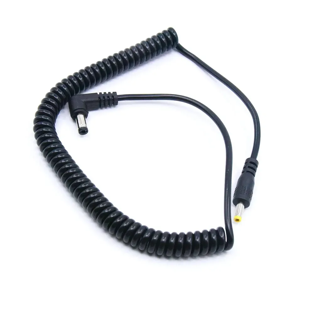 DC 5 5*2 1 мм штекер с прямой головкой до 4 0*1 7 L-образный локоть пружинный провод