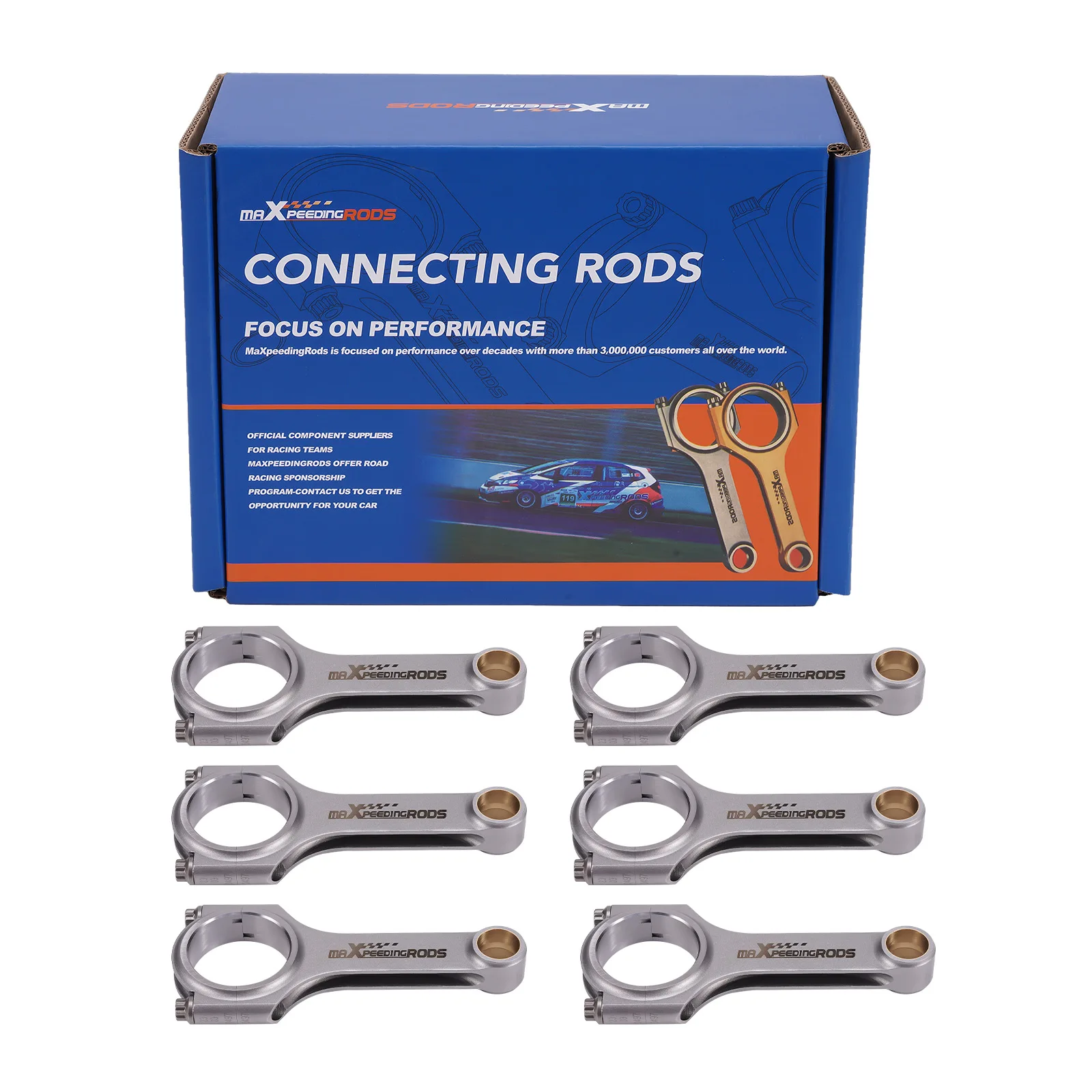 Кованые шатуны 4340 для Nissan RB26 RB28 Skyline R32 R33 R34 комплект строкеров GTR RB25DET RB26DET болты ARP