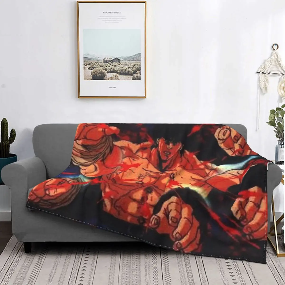 

Одеяло Hokuto No Ken бархатное осенне-зимнее дышащее ультра-мягкое одеяло для постельного белья ковер