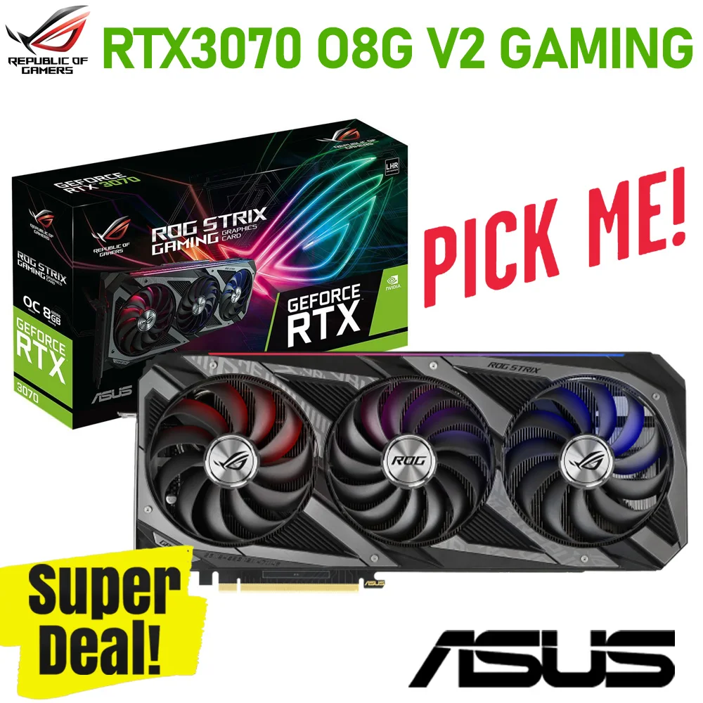 Графическая Карта GDDR6 Для Видеокарты Asus GeForce RTX 3070.