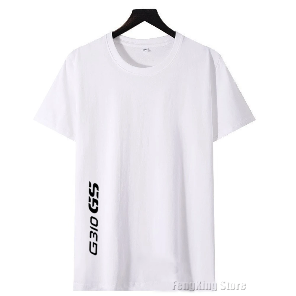 

For BMW G310GS G310GS-1 G310R New Combed Cotton Short Sleeve T-shirt Men's Round Neck Printed Logo T-shirt