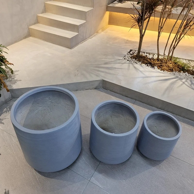 Лидер продаж большой запас бетонные цементные цветочные горшки стандартные