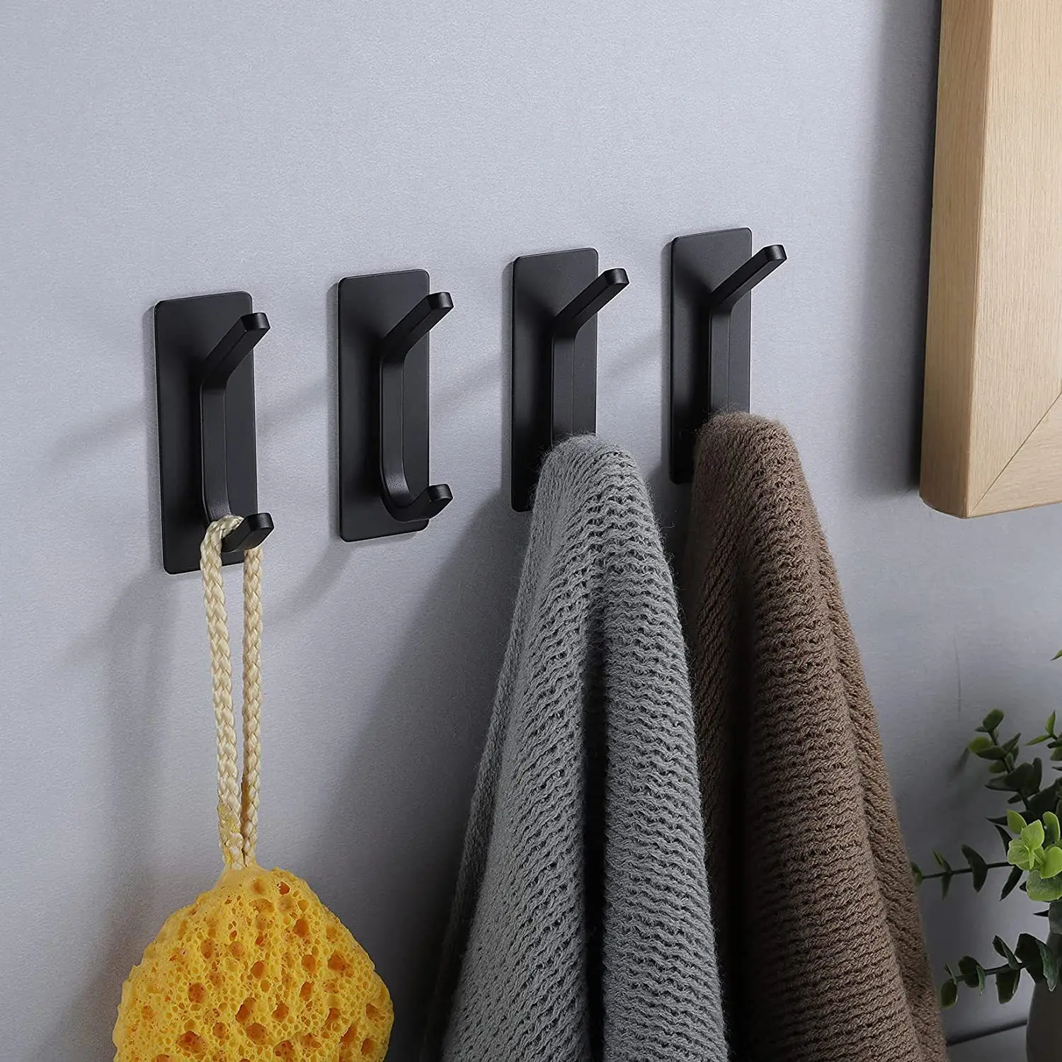 

Multi-function Hooks Wall Back-Door Key Cloth Hanger Hook Bathroom Robe Coat Towel Holder Rack Kitchen Hardware Storage Shelf