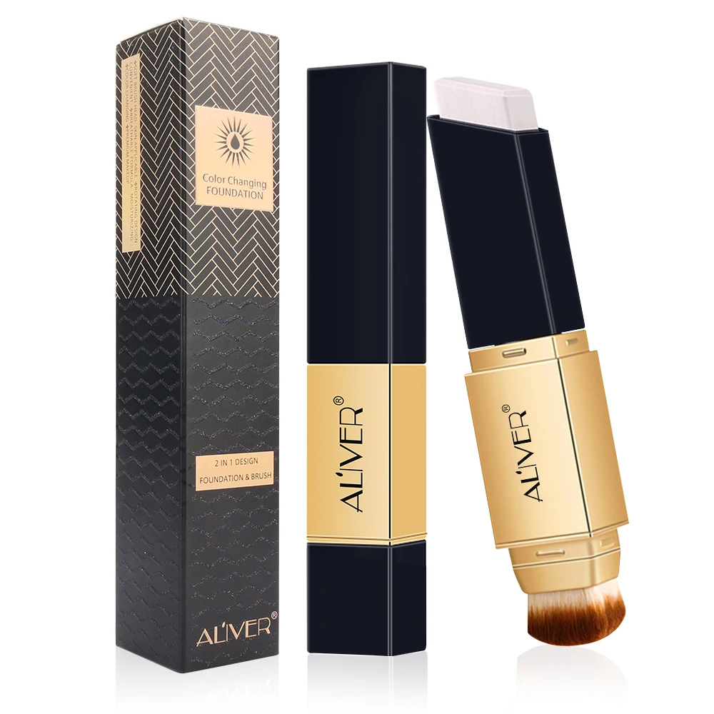 

ALIVER косметический консилер для лица, двойная головка, изменение цвета, температура, основа под макияж