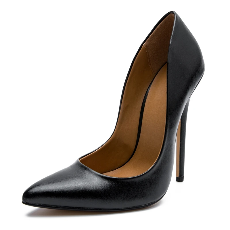 Сексуальные туфли-лодочки на высоком каблуке женская обувь большой размер 45 48