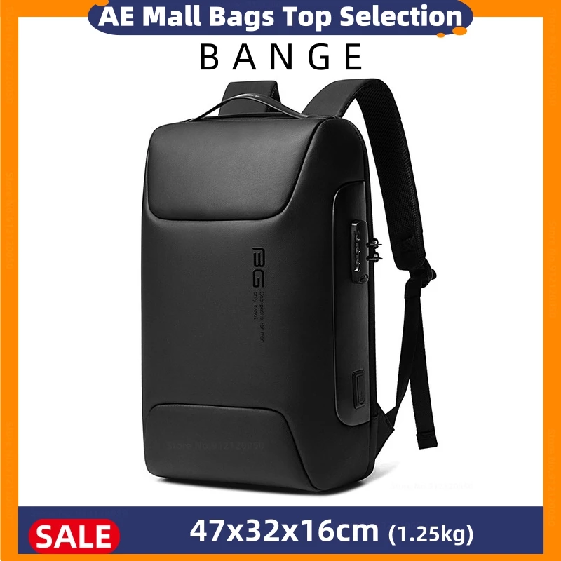 BANGE спортивный автомобильный рюкзак мужской противоугонный 15 6-дюймовый для