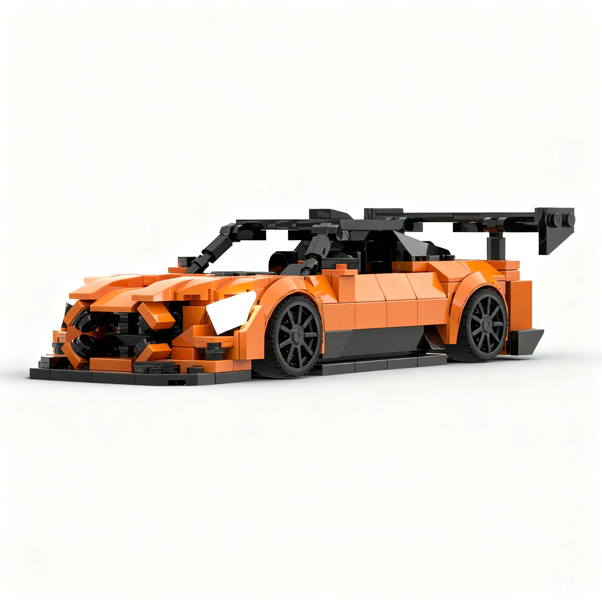 Фото 398 деталей MOC City Champions Zenvo TSR-S, модель из строительных блоков, рождественский подарок, подарок на день рождения, коллекция креативных 3D-конструкторов, образовательный набор. №2