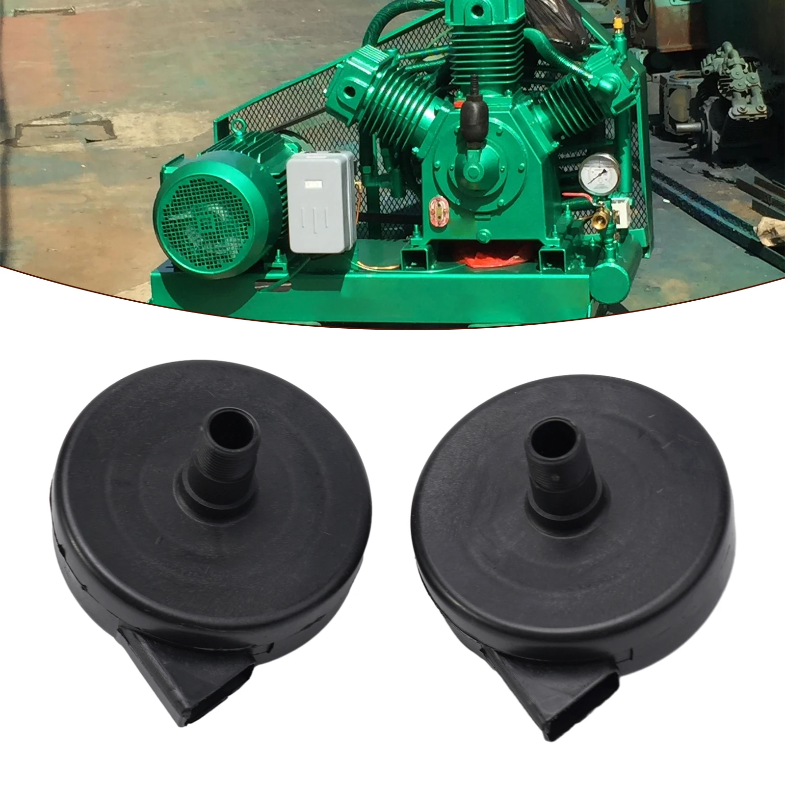 Глушитель фильтра глушитель 9 см 3 54 дюйма 2 шт. воздушный насос черный выхлопной