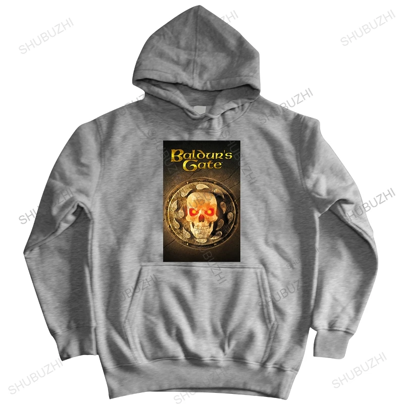 Зимняя толстовка мужская брендовая на молнии Baldurs Gate Skeleton игровой размер новая