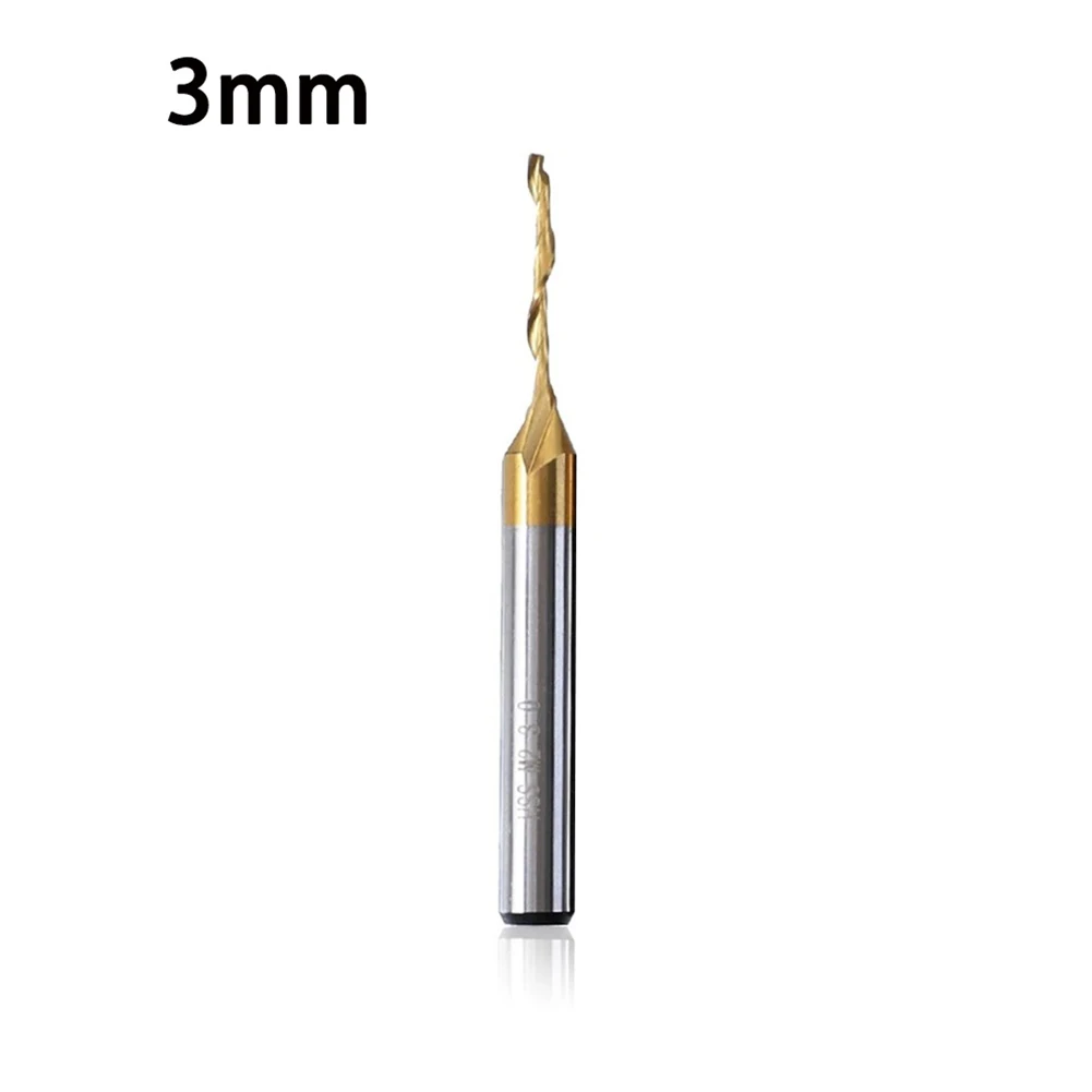 

15pcs Aluminun Spiral End Mill 5mm HSS Drill Bits For Cutting Aluminum Copper Alloy Power Tools Accessories