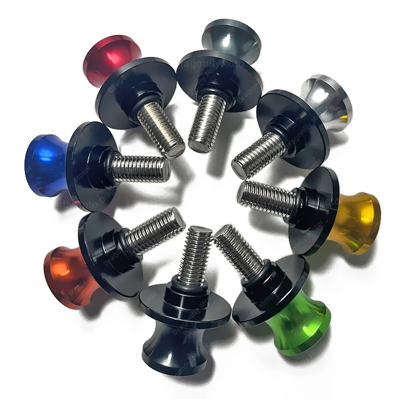 DragonflyMoto 10 мм алюминиевые анодированные задние опорные болты маятника с ЧПУ для