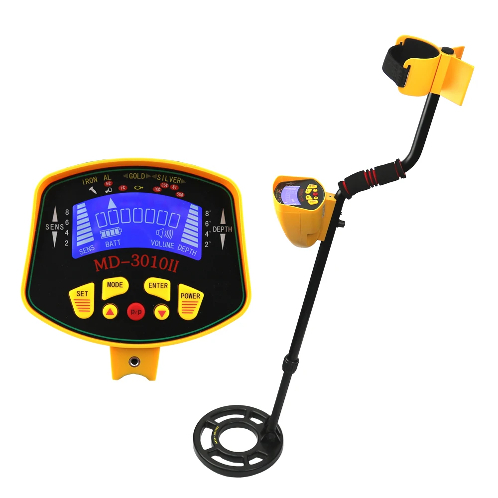

MD3010II High Sensitivity LCD Display Underground Gold Metal Detector